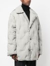 maison margiela - Embossed-detail padded coat - 5