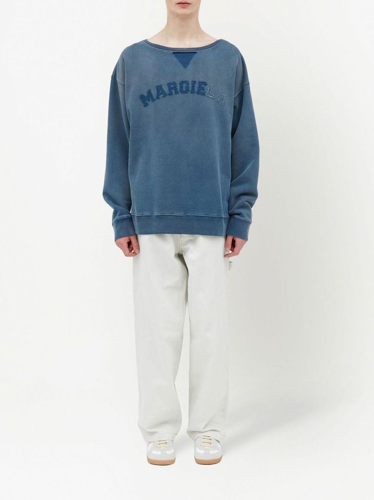 Tシャツ・カットソー Maison Margiela SS25 SWEATSHIRT (S50GU0227 M25022 856M) Logo-print faded sweatshirt