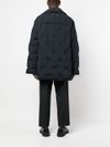 maison margiela - Embossed-detail padded coat - 1