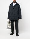 maison margiela - Embossed-detail padded coat - 3