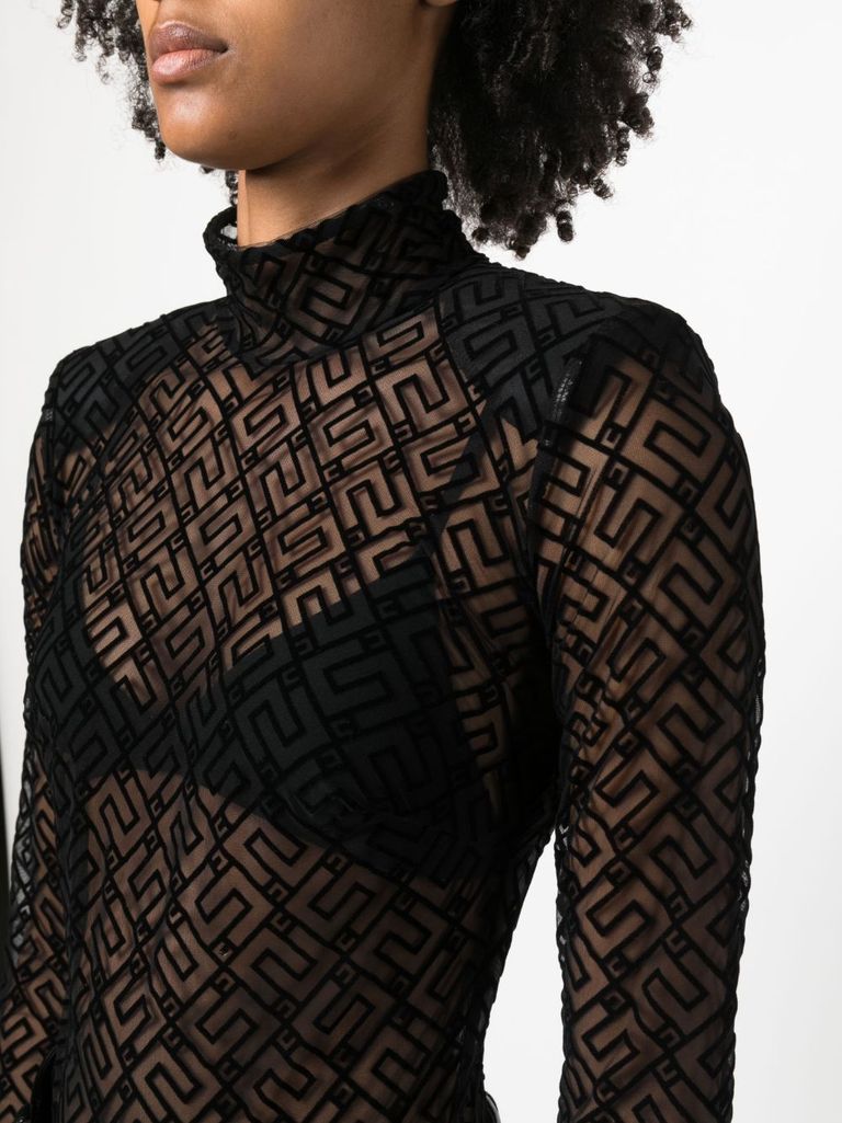 Monogram sheer body Monogram sheer body