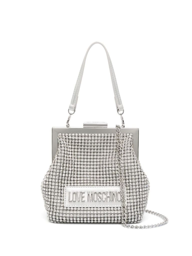 Love moschino hot sale silver bag