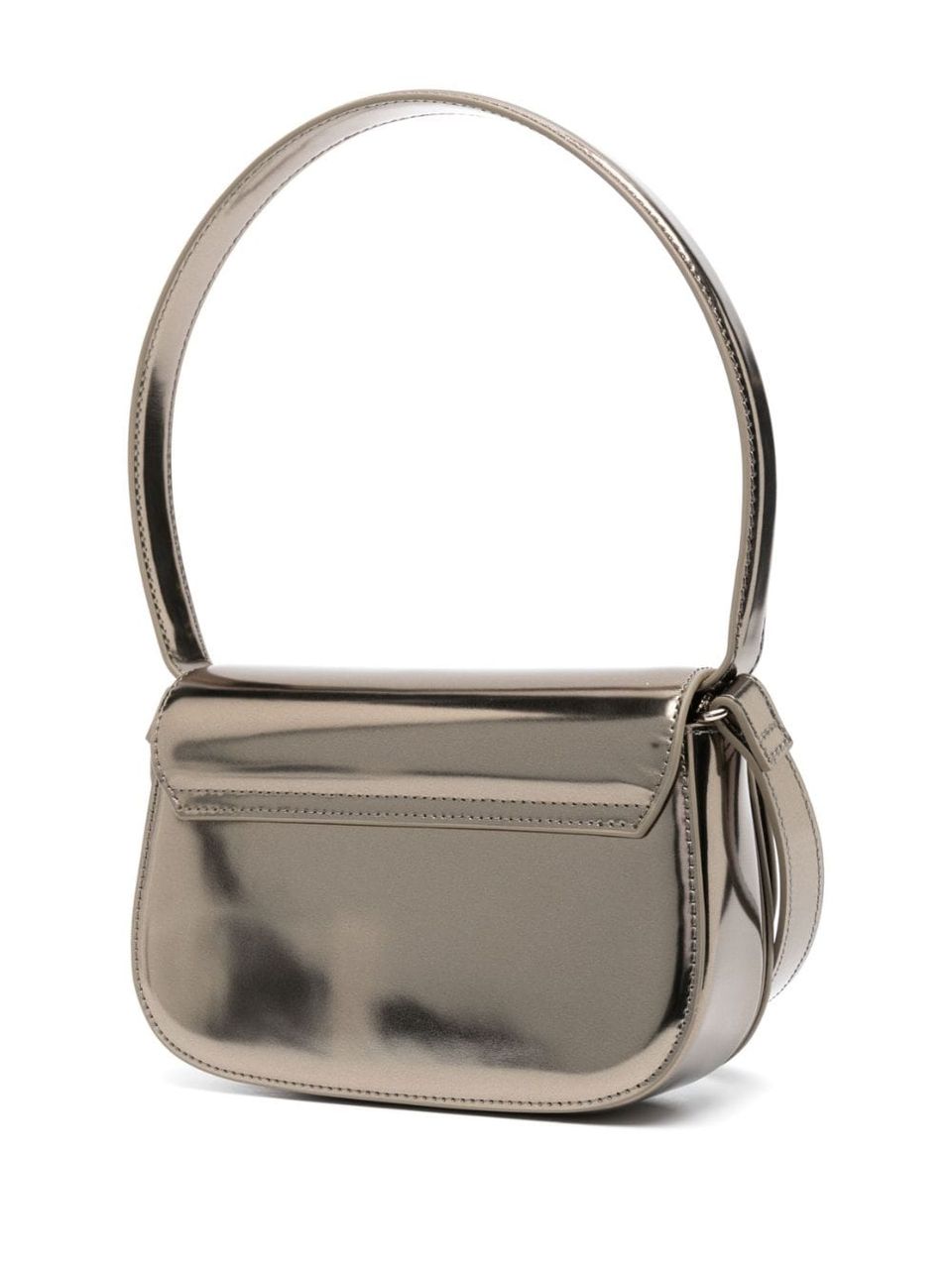 Diesel 1DR Metallic Shoulder Bag - Silver for Women