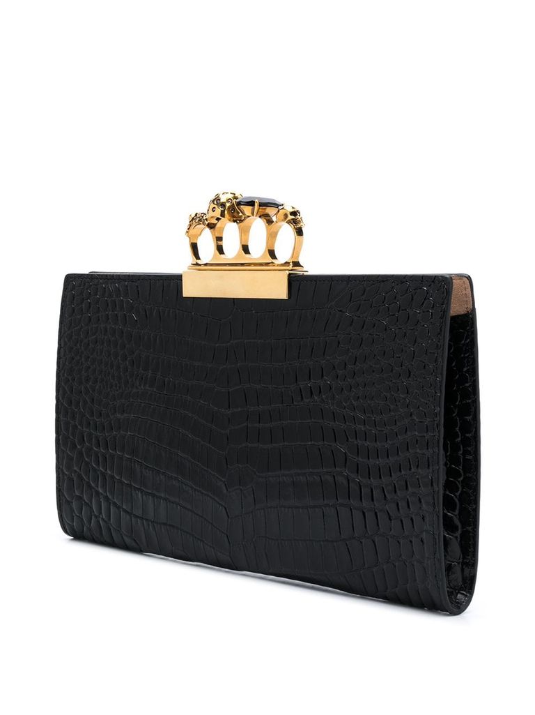 Rhinestone Crystal Ring Clutch Purse Luxury Evening Bag Pewter | Evening  bags, Crystal evening bag, Clutch purse