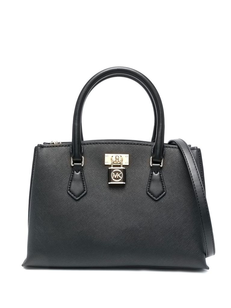 Padlock detail tote bag