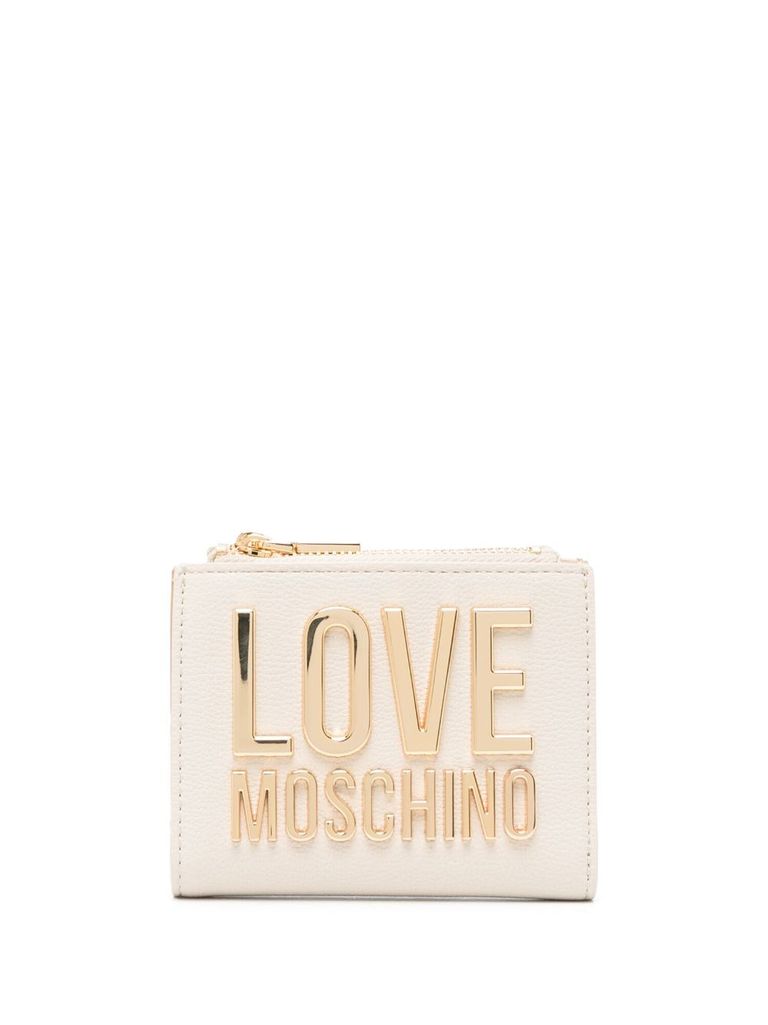 Moschino discount logo wallet