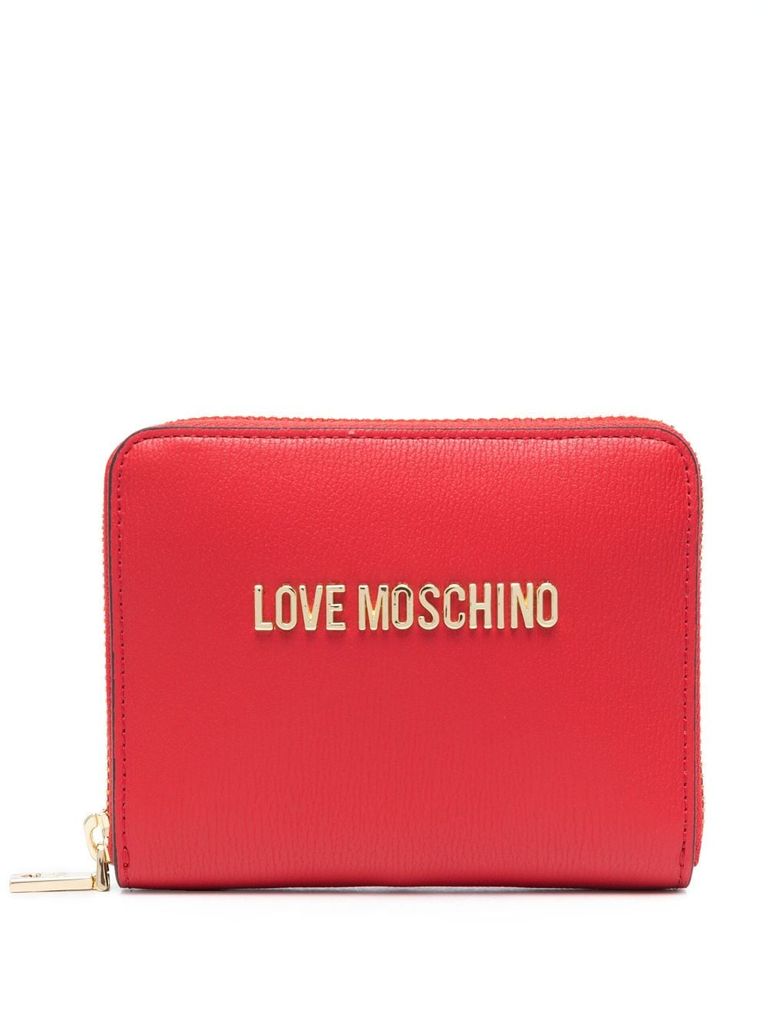 Moschino logo discount wallet