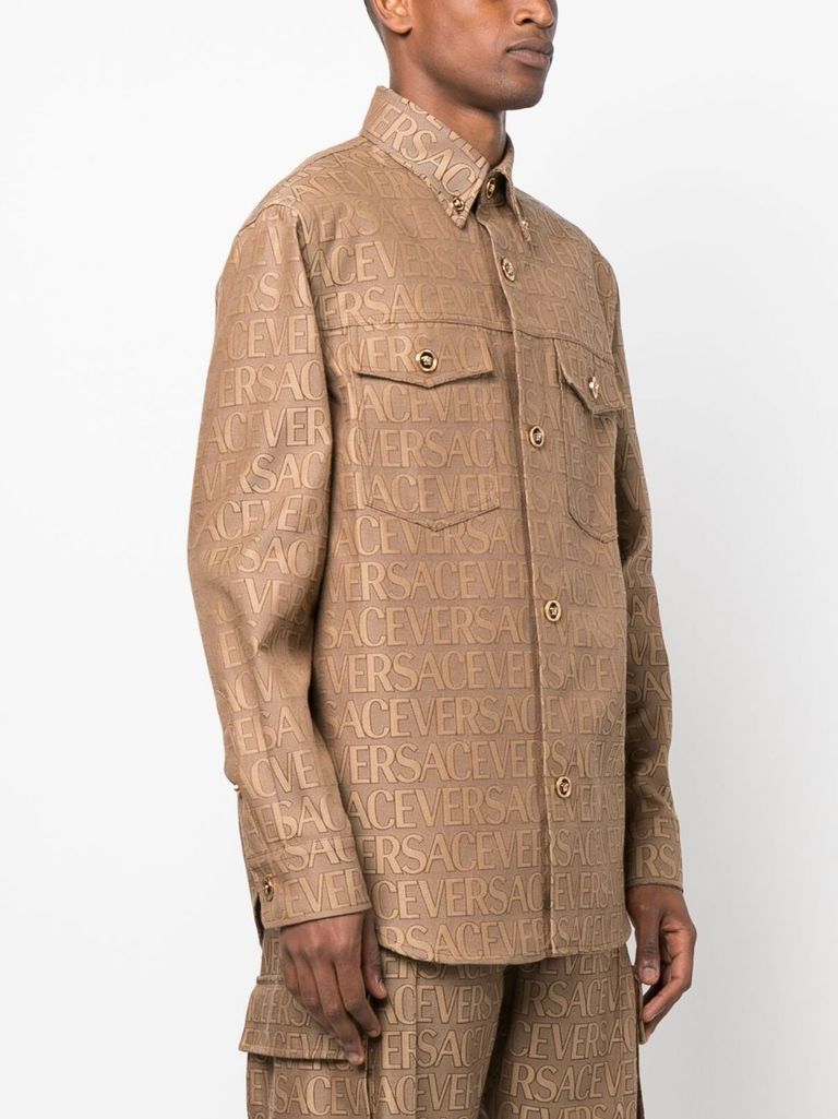 Versace Allover' jacquard shirt