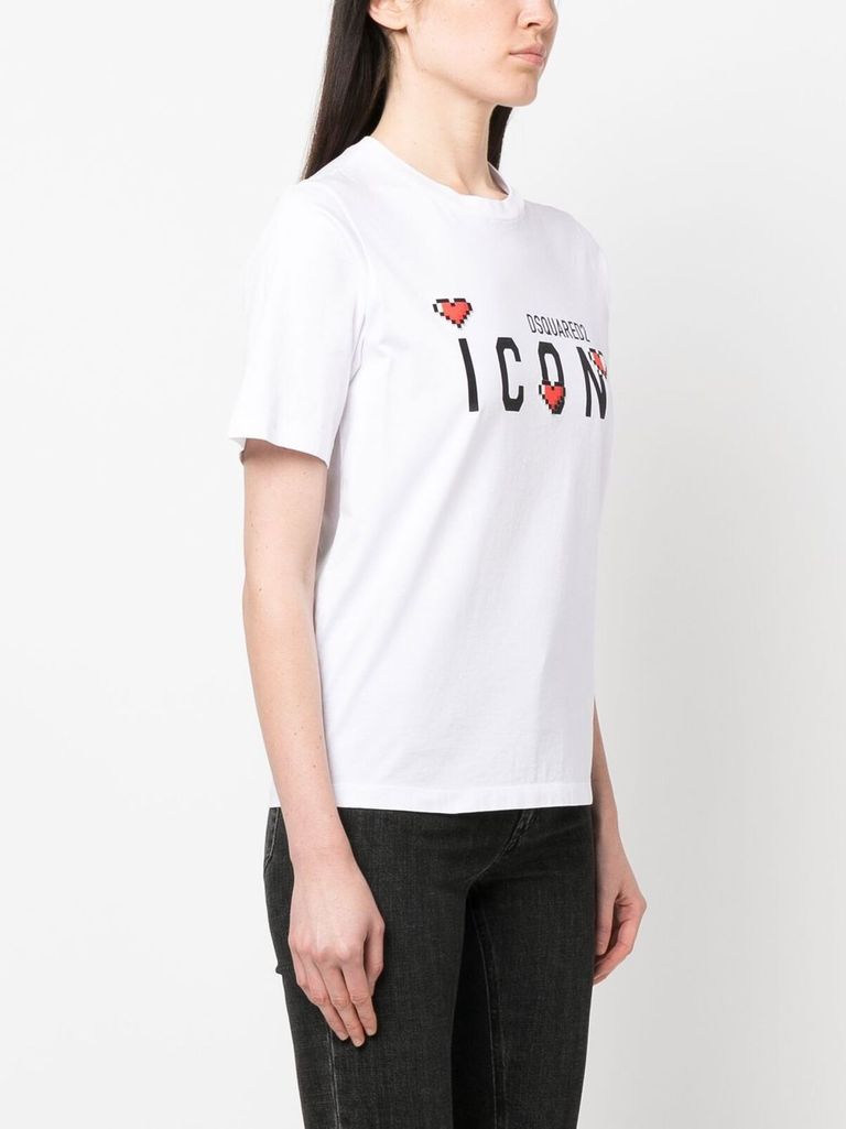 Logo print T shirt