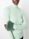 blugirl - Faux-fur cuffs jumper - 3