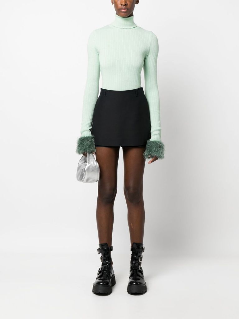 Fur hot sale cuffed jumper