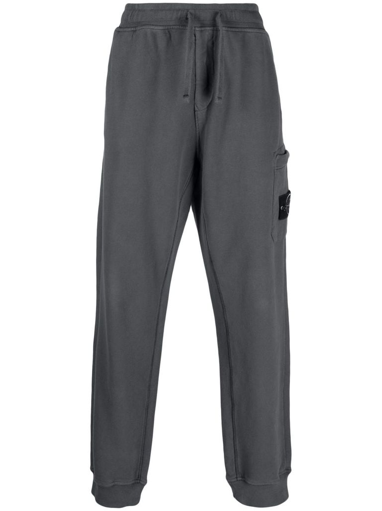 Stone island grey track pants hot sale