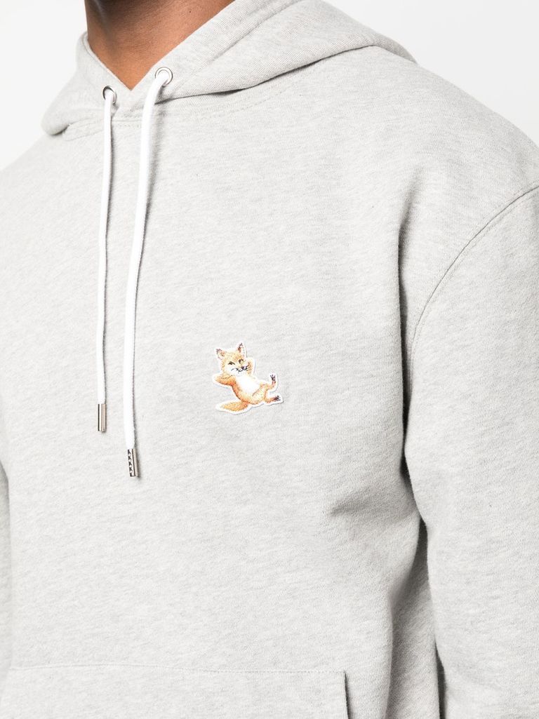 MAISON KITSUNE｜EMBROIDERED FOX プリント フーディ パーカー MAISON KITSUNE メゾン キツネ JM00332KM0001 DRESSED FOX PRINT