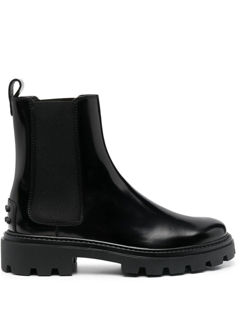 Chunky studded hot sale chelsea boots