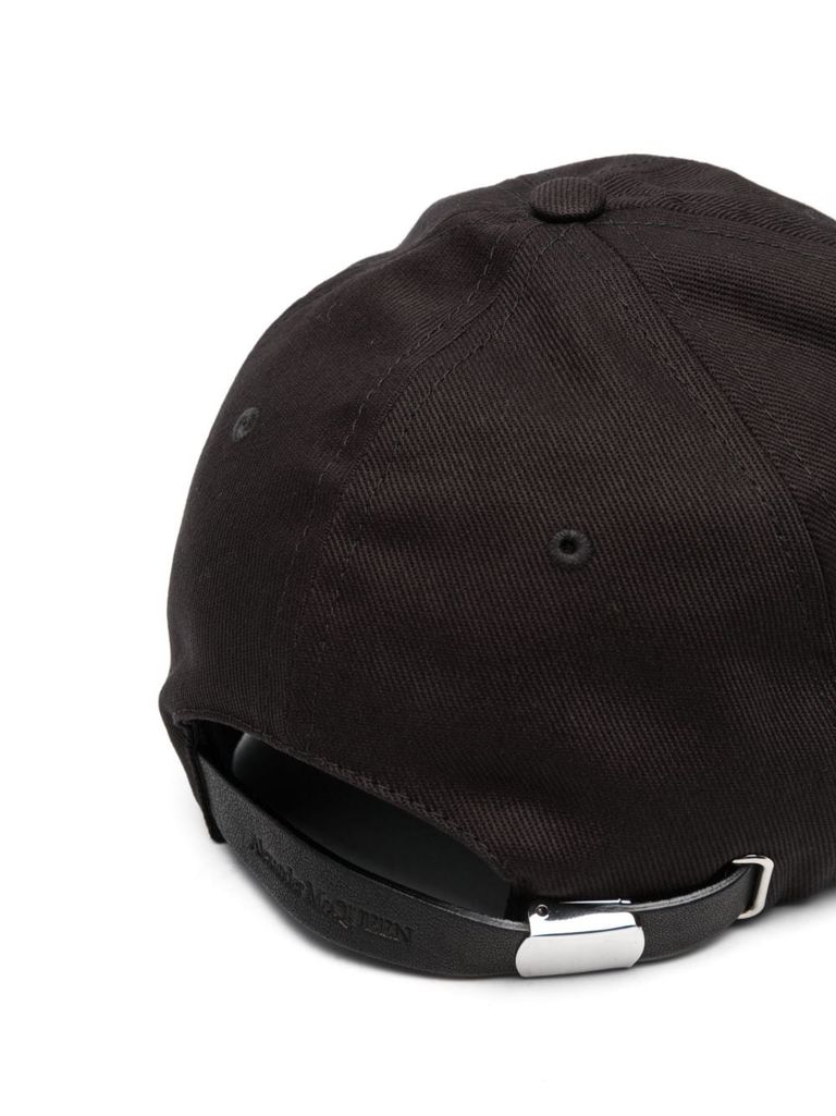Alexander McQueen graffiti-print Baseball Cap | Black | FARFETCH