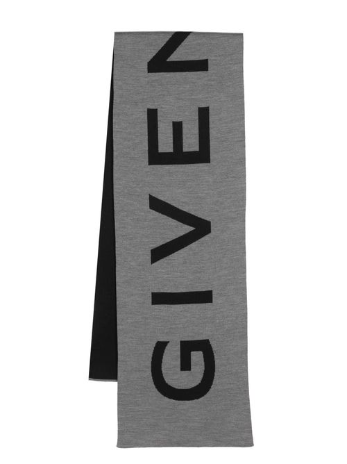 Givenchy GV1212 SQ539 4G MONOGRAM FRINGED Scarf Grey