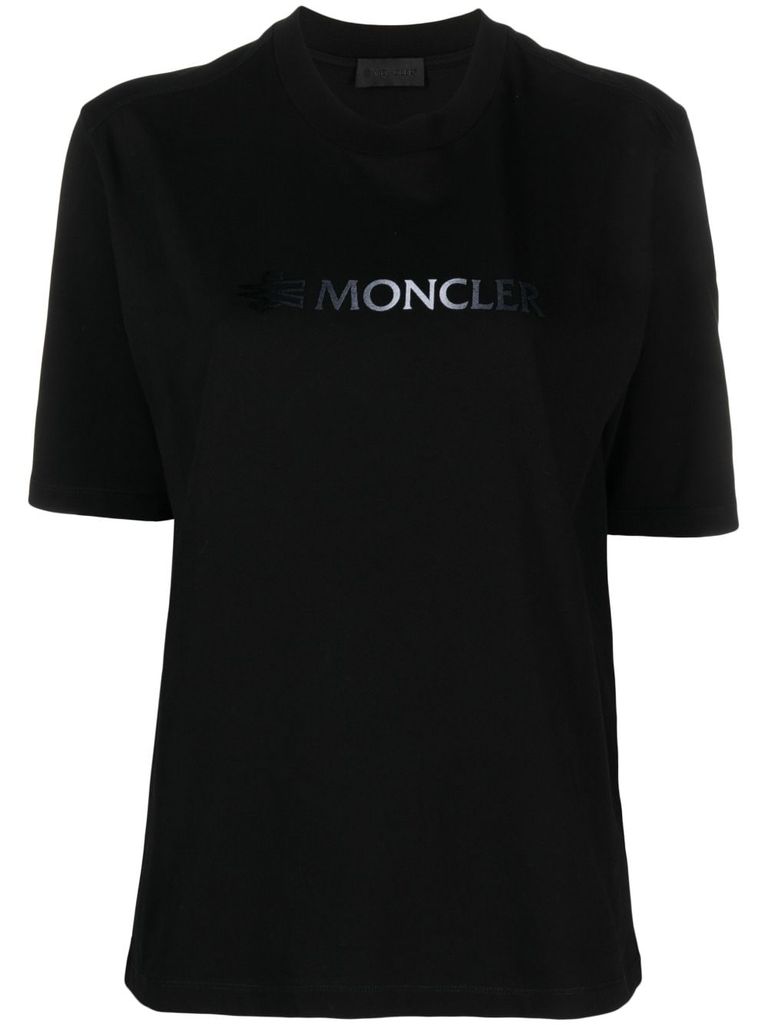 Moncler logo print t 2025 shirt