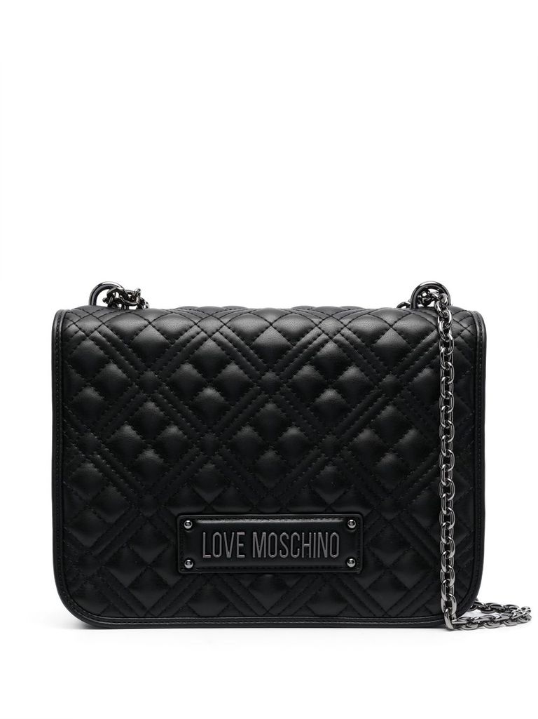 Love moschino best sale quilted handbag