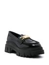 elisabetta franchi - Horsebit-detail loafers - 1