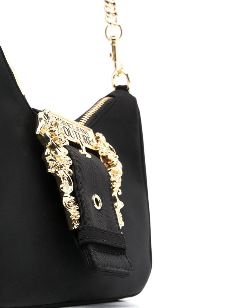 Logo-plaque crossbody bag