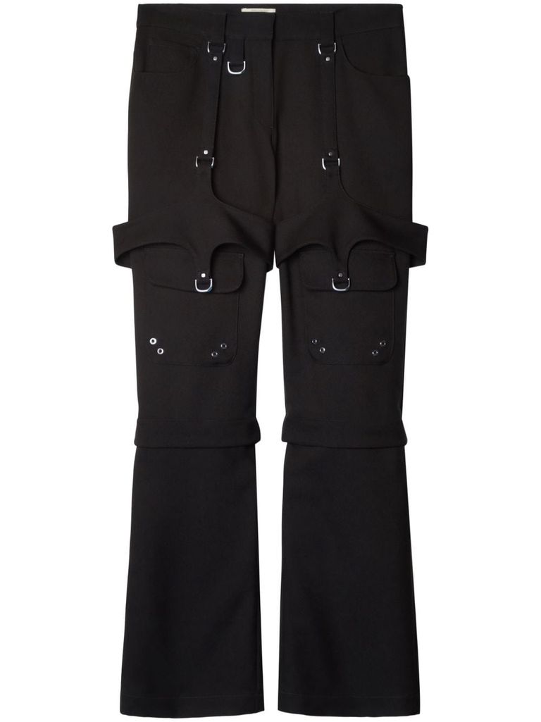 Buckle-detail cargo pants