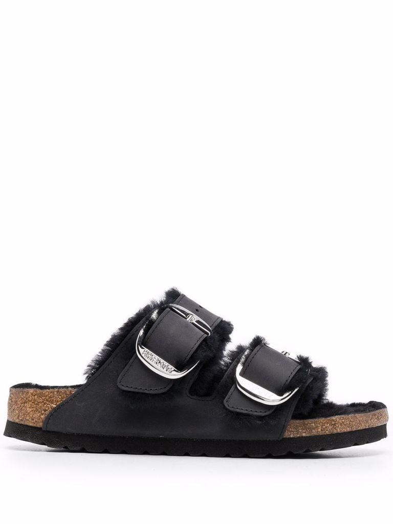 Birkenstock arizona fur lined hot sale