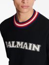 balmain - Logo-jacquard jumper - 1