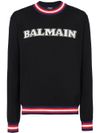 balmain - Logo-jacquard jumper