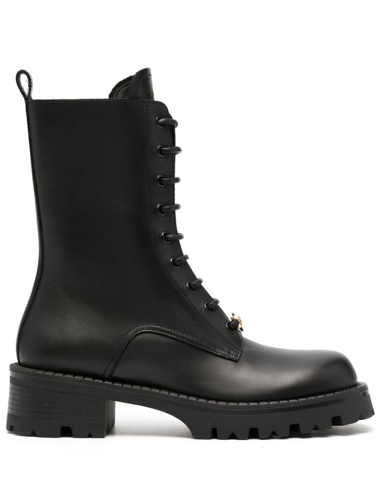 Stivaletti militari stringati