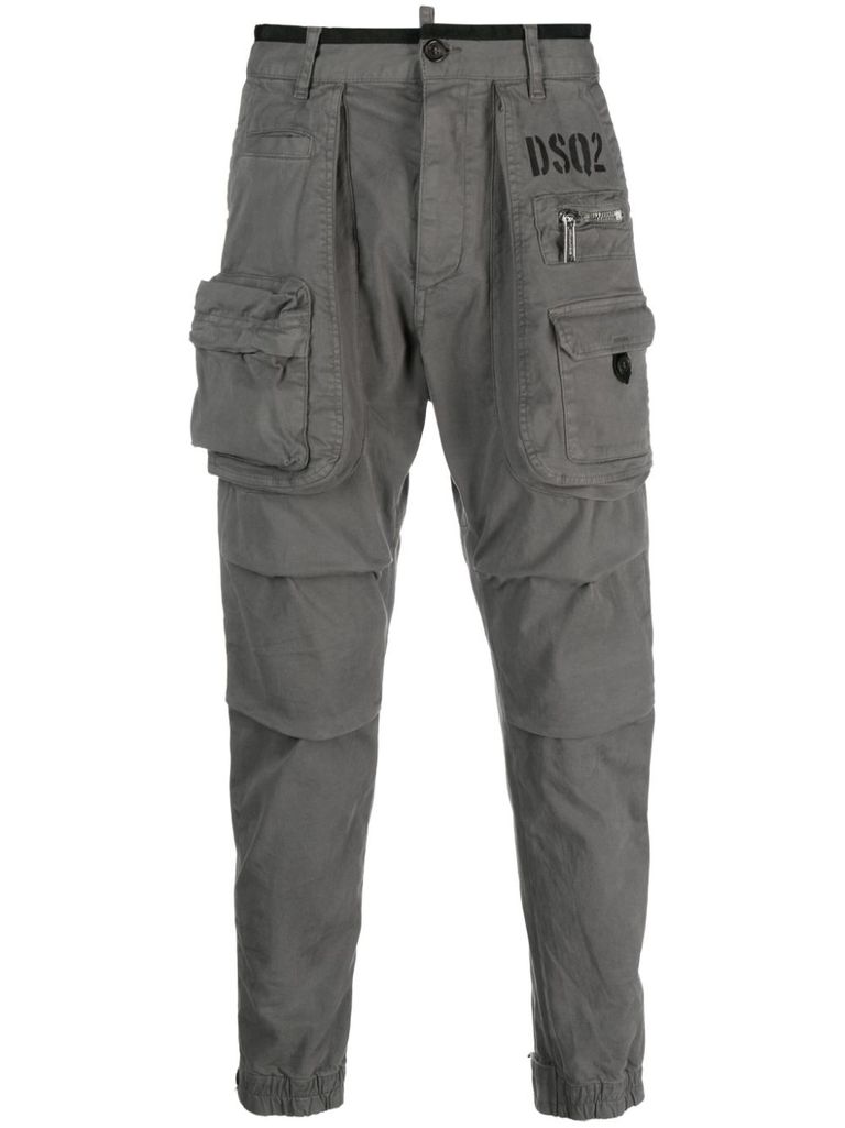 Off-White Black Zip Cargo Trousers – Zoo Fashions