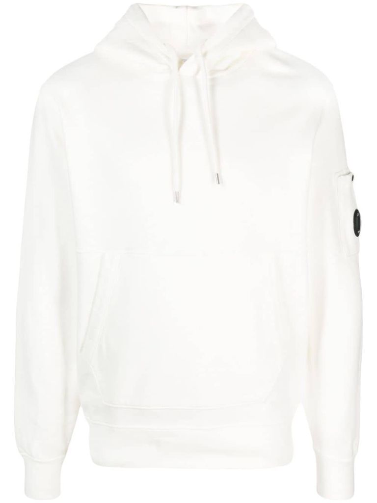 パーカー・フーディ C.P. COMPANY Men Hoodies 18CMSS024A005086W103 White Men's white goggle sweatshirt C.P. Company | S'portofino