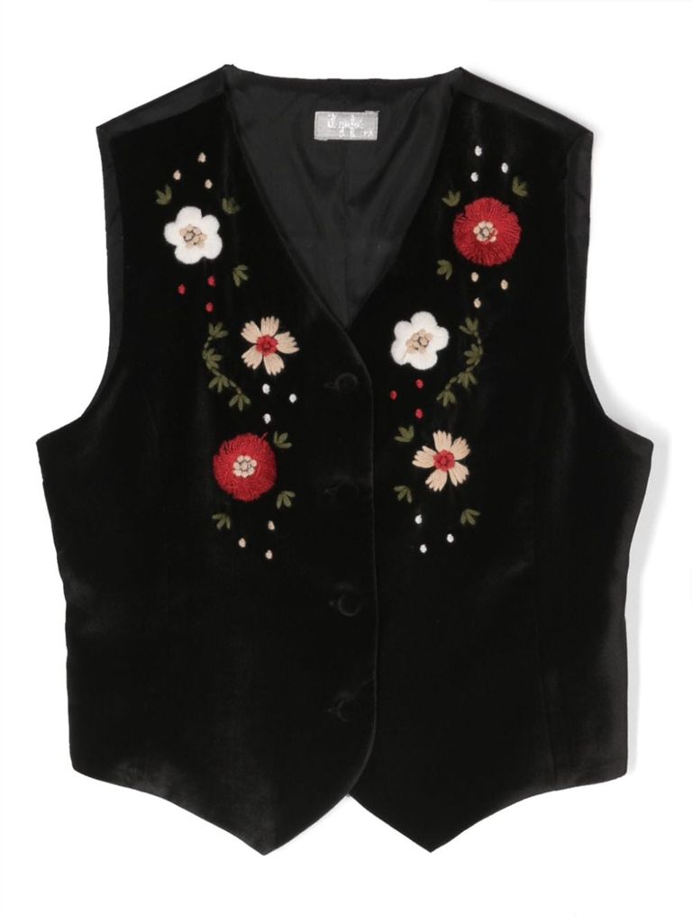 Embroidered waistcoat on sale