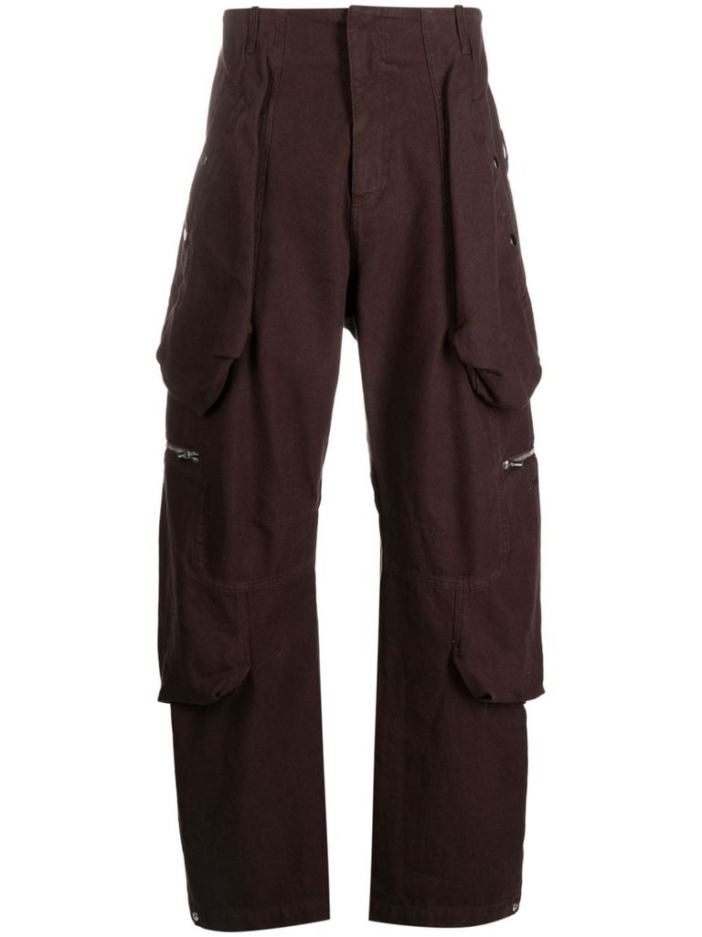 Croissant cargo trousers