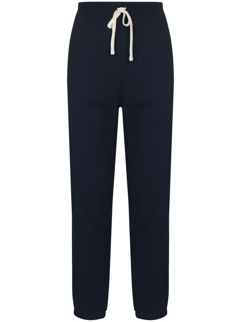 Drawstring waist track pant