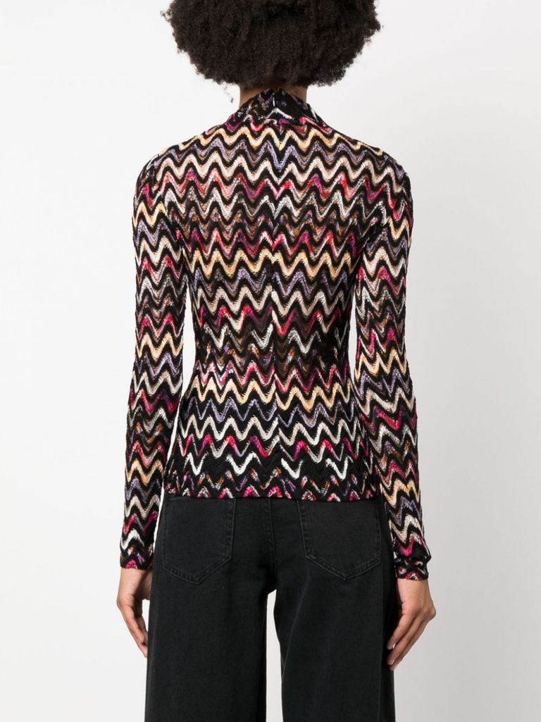 High-neck top
