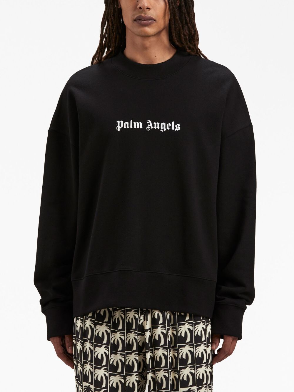 Printed Sweatshirts Palm Angels Sweat Shirt Palm Angels Logo-print