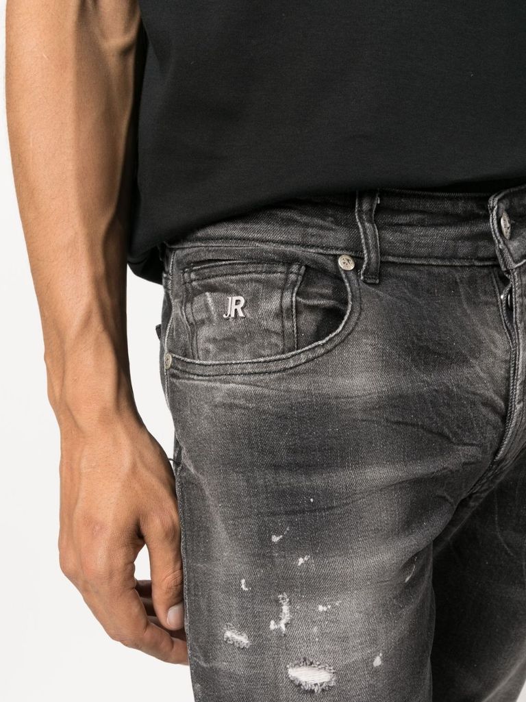 Iggy distressed-finish jeans