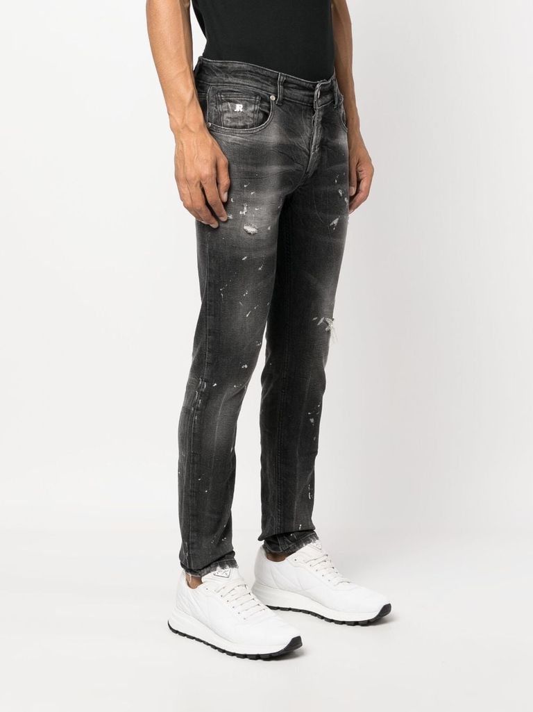 Iggy distressed-finish jeans