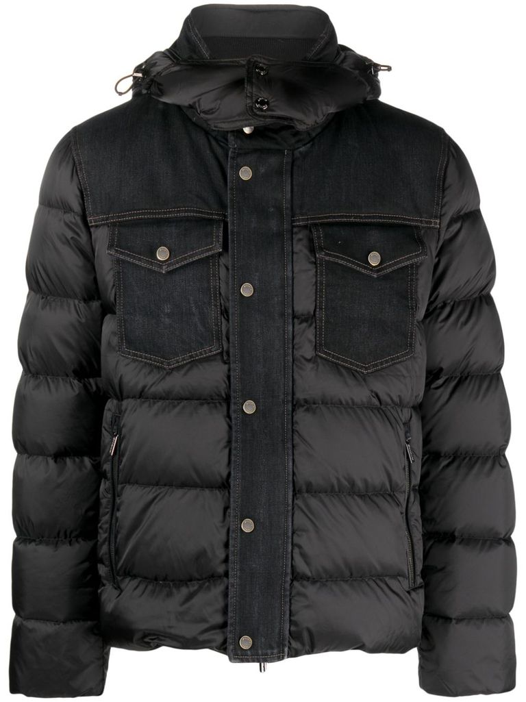 Moncler ryan clearance hooded down jacket