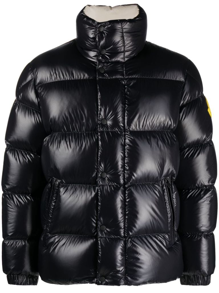 Moncler logo cheap patch jacket