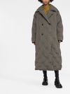 maison margiela - Padded mid-length coat - 7