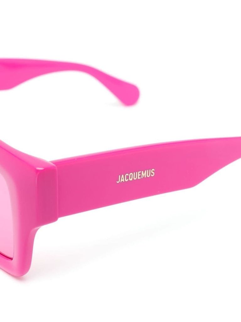 Logo square-frame sunglasses