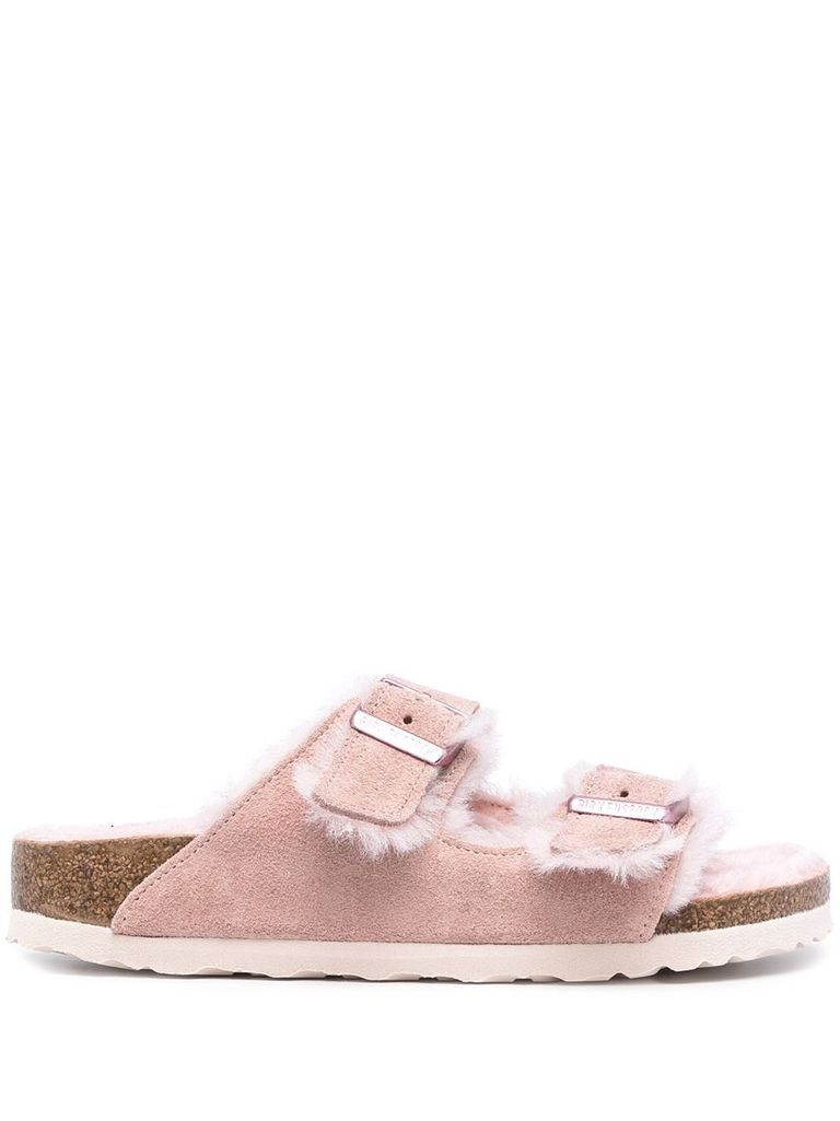 Birkenstock furry sandals online