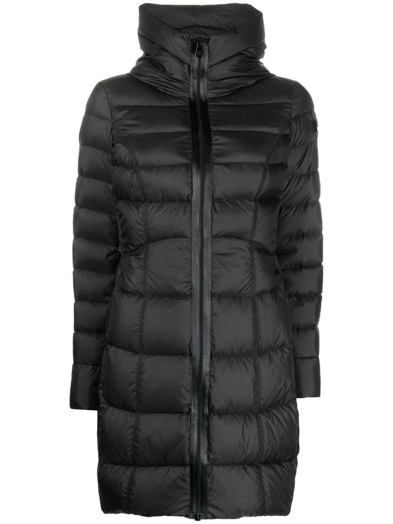 Hooded padded coat