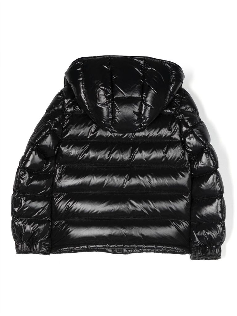 Moncler puffer logo patch jacket hotsell