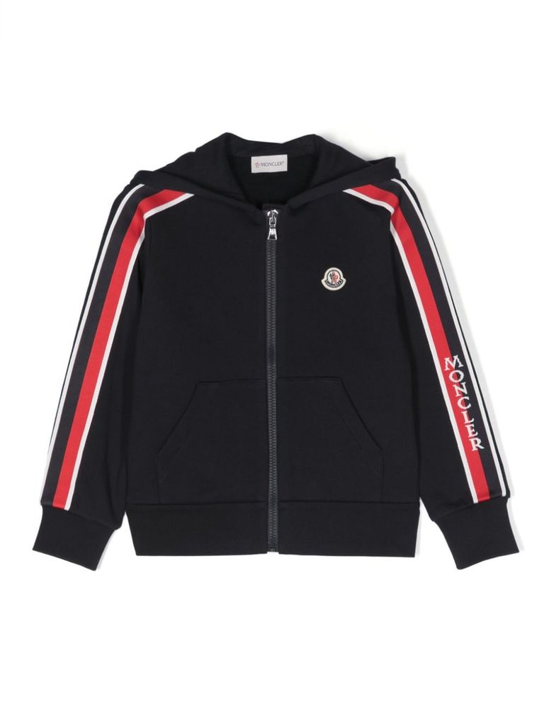 Red moncler sale hoodie