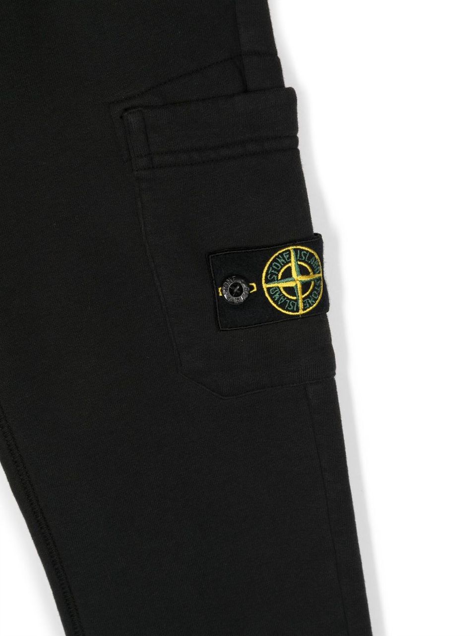 Compass track pants in black - Stone Island