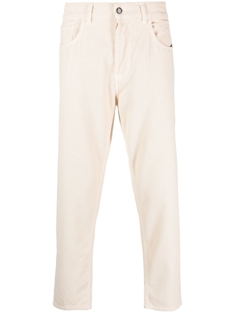 A.P.C. Jean Straight-Leg Cotton and Linen-Blend Corduroy Trousers for Men |  MR PORTER
