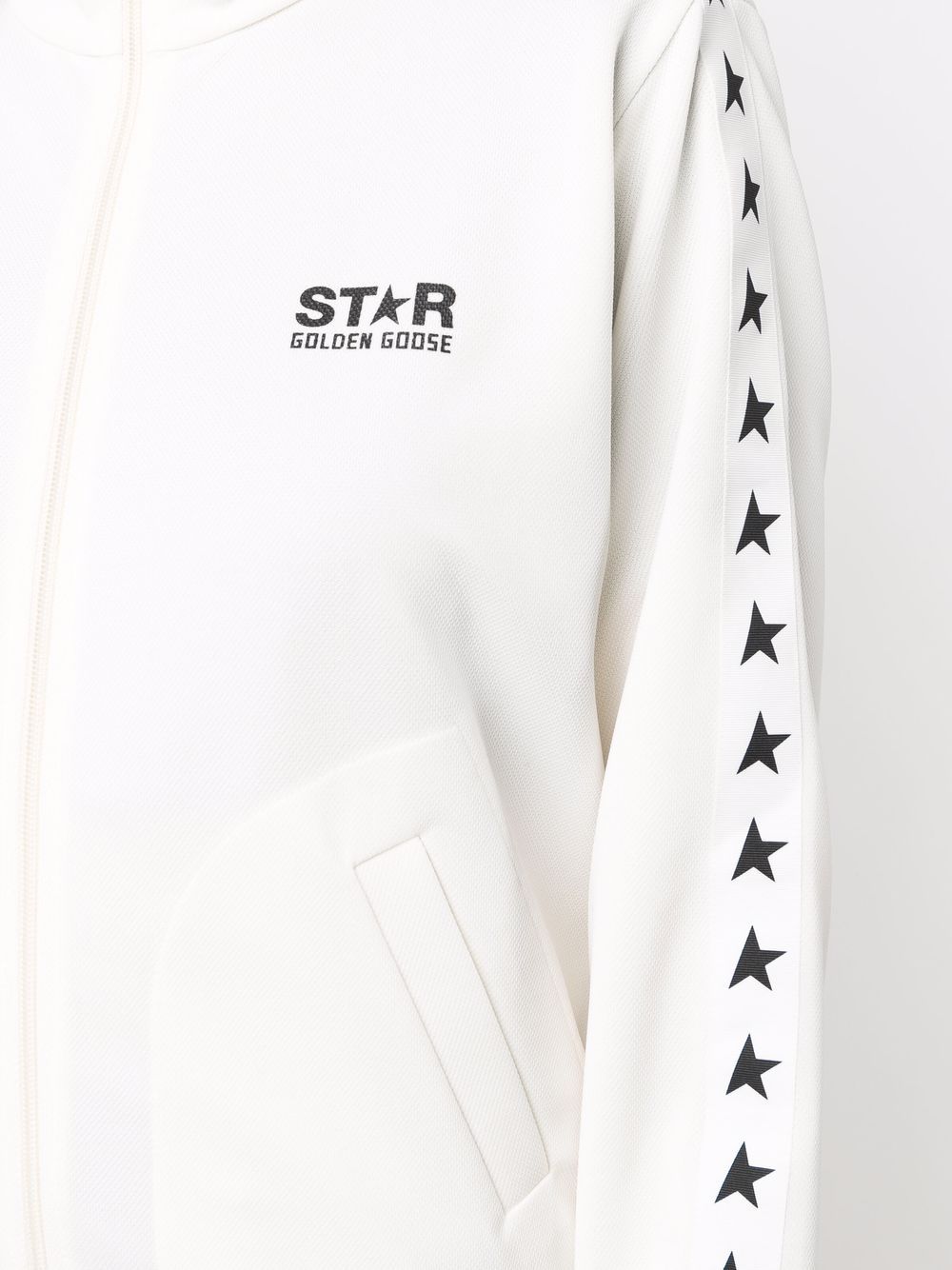 Star print sweat jacket