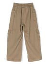 Wide-leg cargo pants